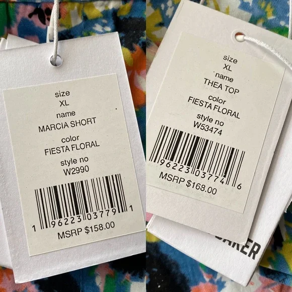 💐 WALTER BAKER MATCHING SET: MARCIA SHORT + THEA TOP IN FIESTA FLORAL (no belt) - Picture 12 of 16